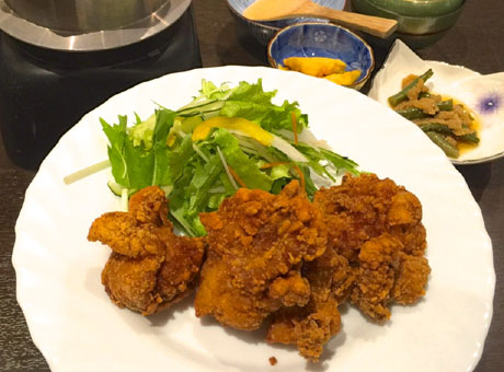 から揚げごはん